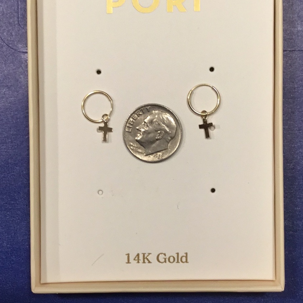 14K Yellow Gold child’s earrings